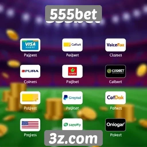 Métodos de pagamento aceitos no 555bet